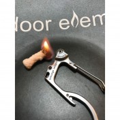 Карабин-мультитул с огнивом Outdoor Element Firebiner (серебристый) — дополнительное фото