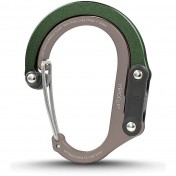 Туристический поворотный карабин для снаряжения Heroclip Small Forest Green — дополнительное фото