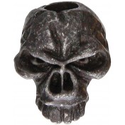 Бусина для темляка из паракорда Schmuckatelli Co. Emerson Skull Bead (олово, черный) — дополнительное фото