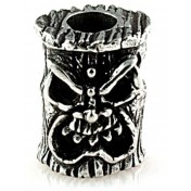 Бусина для темляка из паракорда Schmuckatelli Co. Ona Tiki Bead (олово) — дополнительное фото