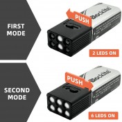 Карманный светодиодный фонарь Blocklite 9V — дополнительное фото