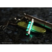 Светящийся брелок-маркер TEC Accessories TEC-S3 Stainless Steel Embrite Glow Fob (серебристый) — дополнительное фото