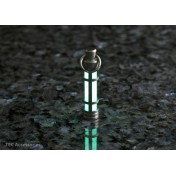 Светящийся брелок-маркер TEC Accessories TEC-S3 Stainless Steel Embrite Glow Fob (серебристый) — дополнительное фото