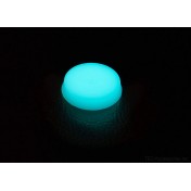 Светящаяся патч-нашивка на велкро TEC Accessories Embrite Glow Dots (голубой) — дополнительное фото