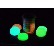 Светящаяся патч-нашивка на велкро TEC Accessories Embrite Glow Dots (голубой) — дополнительное фото
