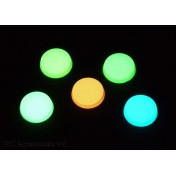 Светящаяся патч-нашивка на велкро TEC Accessories Embrite Glow Dots (голубой) — дополнительное фото