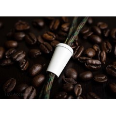 Бусина из титана для темляка из паракорда TEC Accessories Grande Cup Titanium Lanyard Bead (белый)
