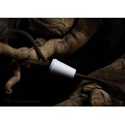 Бусина из титана для темляка из паракорда TEC Accessories Grande Cup Titanium Lanyard Bead (белый) — дополнительное фото