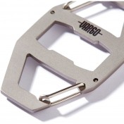 Титановый карабин для ключей и снаряжения с открывалкой Vargo Binary Carabiner — дополнительное фото
