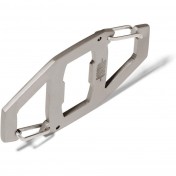Титановый карабин для ключей и снаряжения с открывалкой Vargo Binary Carabiner — дополнительное фото
