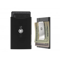 Кошелек-картхолдер Wagner Super Slim Swiss Wallet (черный)