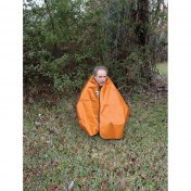 Спасательное термоодеяло для выживания ust Survival Blanket (оранжевый) — дополнительное фото