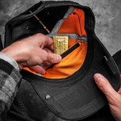 Бейсболка туристическая с потайными отделениями Wazoo Cache Cap (Black) — дополнительное фото