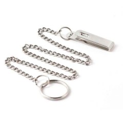 Цепочка для ключей с держателем на ремень и ключным кольцом Key-Bak #7403