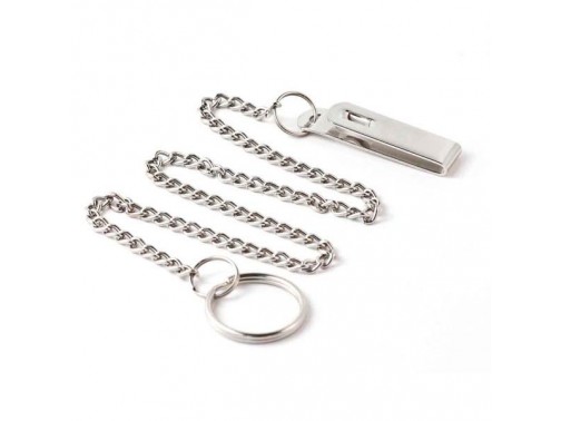 Цепочка для ключей с держателем на ремень и ключным кольцом Key-Bak #7403