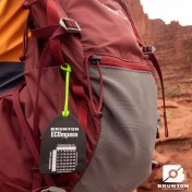 Brunton компактный компас с термометром из переработанных материалов Tag-Along Chill ECOmpass — дополнительное фото