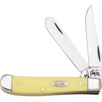 Складной нож Case Cutlery Yellow Synthetic CS Mini Trapper