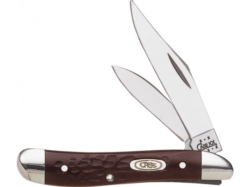 Складной нож Case Cutlery Brown Synthetic Peanut