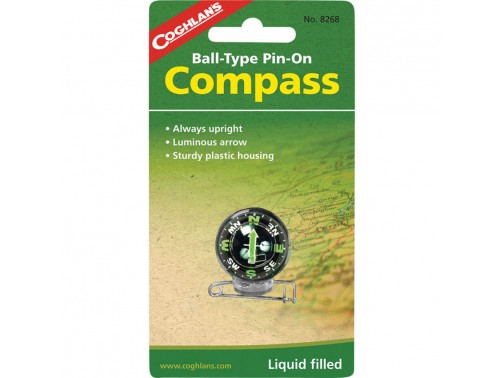 Coghlan’s компактный туристический компас-булавка Pin-On Compass