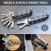 Ключница Keyport Pivot 2.0 (титан) — дополнительное фото
