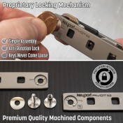 Ключница Keyport Pivot 2.0 (титан) — дополнительное фото