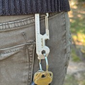 Lever Gear карабин-мультитул CLiP KT Keychain Tool (Satin) — дополнительное фото