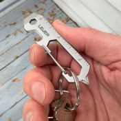 Lever Gear карабин-мультитул CLiP KT Keychain Tool (BLack) — дополнительное фото