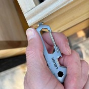 Lever Gear карабин-мультитул CLiP KT Keychain Tool (BLack) — дополнительное фото