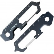 Lever Gear карабин-мультитул CLiP KT Keychain Tool (BLack) — дополнительное фото