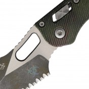 Складной нож Microtech Stitch Outbreak (169RL-2FLOBS) — дополнительное фото