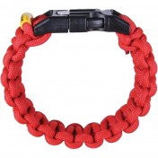 Браслет для выживания Outdoor Element Kodiak (красный) — дополнительное фото