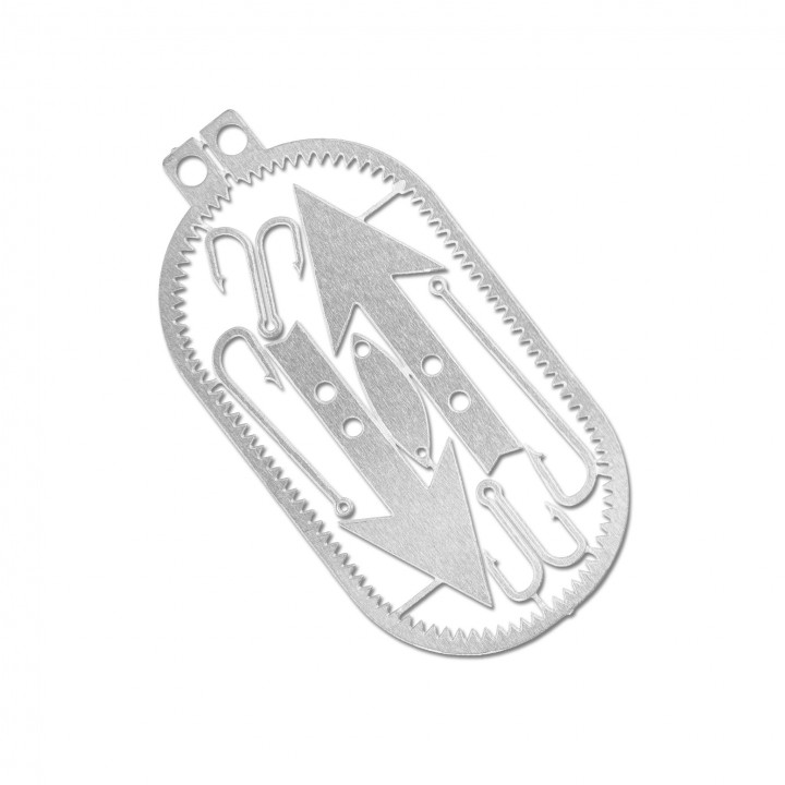 Карточка для выживания Readyman Dog Tag Survival