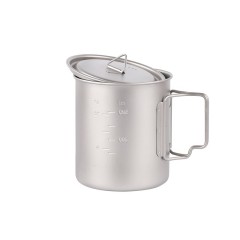 Титановая кружка River Scout с крышкой (750 мл)