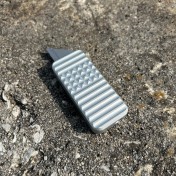 Нож со сменным лезвием Rivery Manufacturing Zero V2 Gemstone (серый) — дополнительное фото
