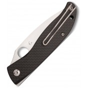 Складной нож Spyderco Mantra 4 C274CFP Satin (Black, ламинат карбон/G10) — дополнительное фото