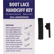 Ключ для наручников Shomer-Tec Boot Lace Covert Handcuff Key — дополнительное фото