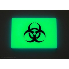 Светонакопительная нашивка-патч TEC Accessories Embrite Biohazard (зеленый)