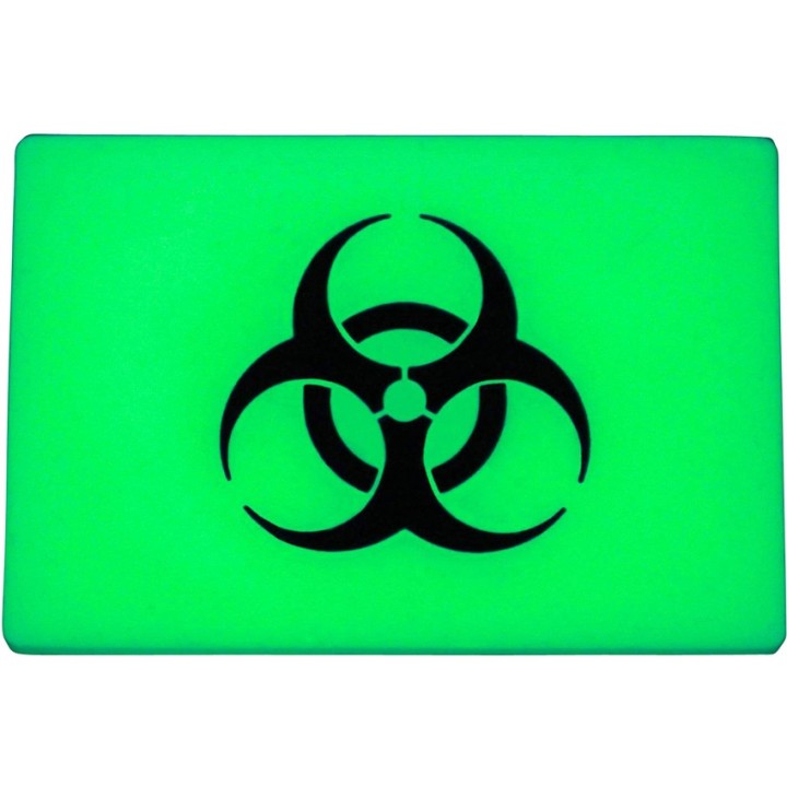 Светонакопительная нашивка-патч TEC Accessories Embrite Biohazard (зеленый)