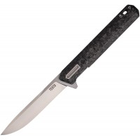 Складной нож Tekto Knives F2 Bravo (карбон, серебристый)