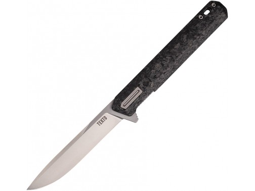 Складной нож Tekto Knives F2 Bravo (карбон, серебристый)