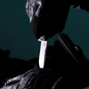 Складной нож Tekto Knives F2 Bravo (карбон, серебристый) — дополнительное фото