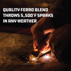 UCO туристическое огниво с мультитулом Survival Fire Striker (Black)