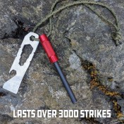 UCO туристическое огниво с мультитулом Survival Fire Striker (Red) — дополнительное фото