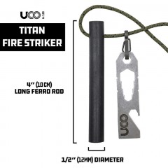 UCO туристическое огниво с мультитулом Titan Fire Striker