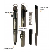 Тактическая ручка UZI Tactical Defender 18 (серый) — дополнительное фото