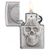 Зажигалка Zippo Skull with Brain Surprise (29818)