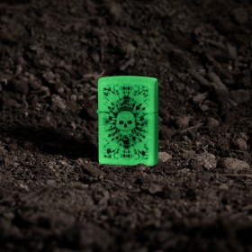 Зажигалка Zippo Glowing Skull Design (46289-000003)