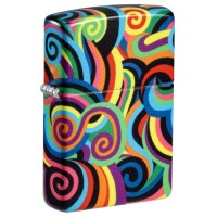 Зажигалка Zippo Rietveld Glowing Swirls Design (46491-000003)