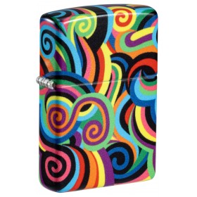 Зажигалка Zippo Rietveld Glowing Swirls Design (46491-000003)