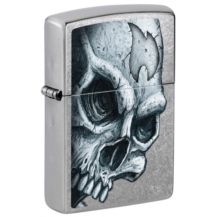 Зажигалка Zippo Skull and Flame Design (46587)